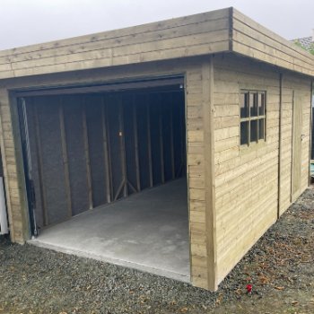 Garage en bois Toit Terrasse